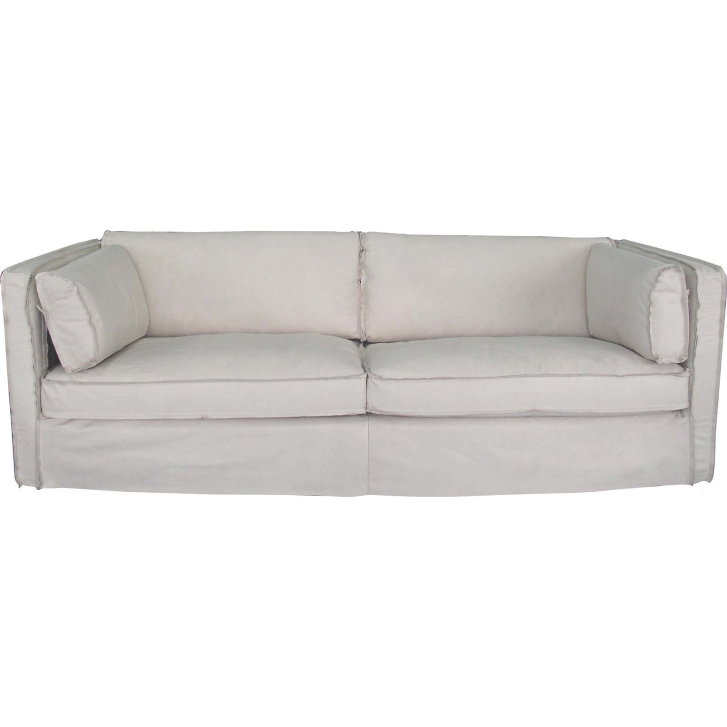 001 S-286959 | Additional Silo | Gypsy Sofa by Regina Andrew in white, natural. Made from leather in a modern style.