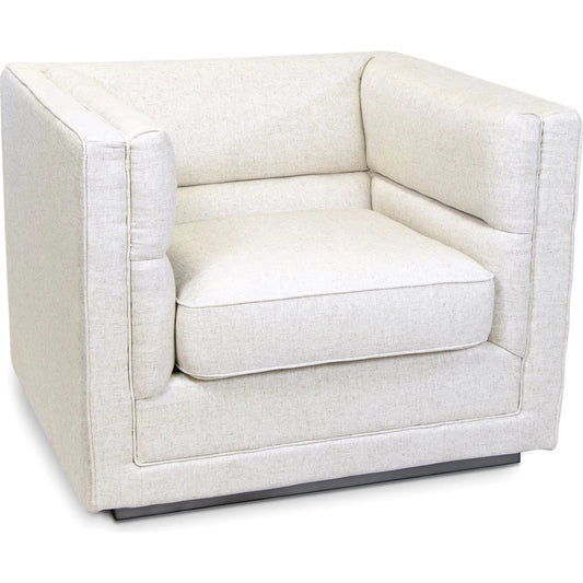 Alexis Linen Chair by Regina Andrew in neutral linen. Made from fabric in a transitional style.