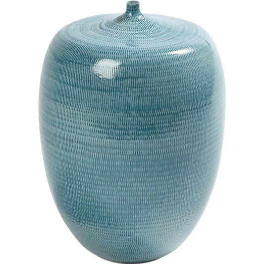 Fat Bottle by Global Views. Made from porcelain in a coastal style.