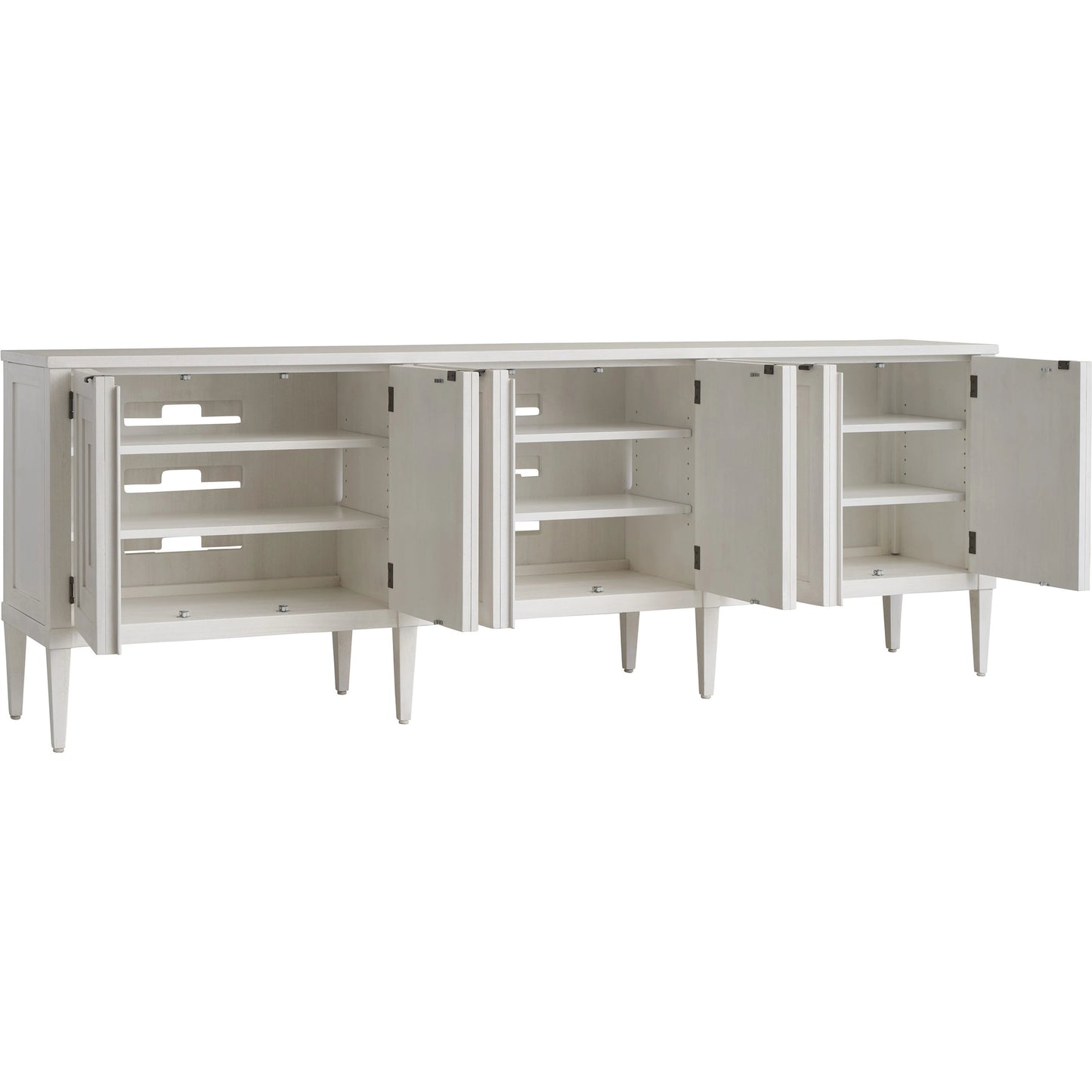 002 SI-1962794 | Additional Silo | Clearwater Long Media Console by Sligh in shell white. Made from unique in a modern style.