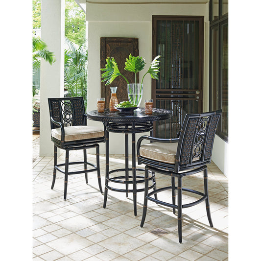 Marimba Bistro Table by Tommy Bahama Outdoor. Made from unique in a coastal style.