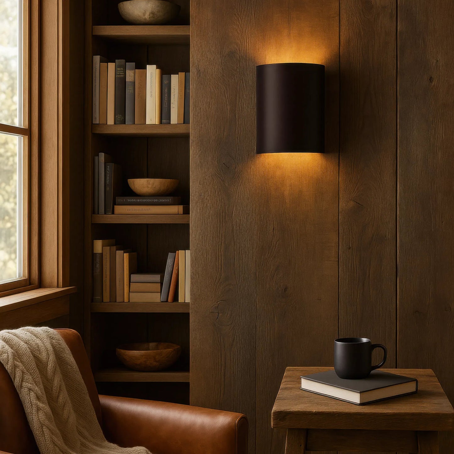 003 SI-2536928 | Lifestyle | Cannery 1 Light Sconce by Varaluz in bronze, brown. Made from galvanized steel in a unique style.