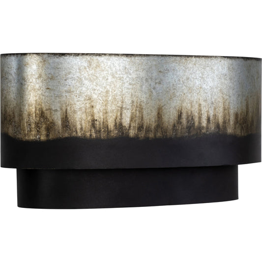 001 SI-1991299 | Primary Silo | Cannery 2-Light Wall Sconce by Varaluz in ombre galvanized. Made from unique in a modern style.