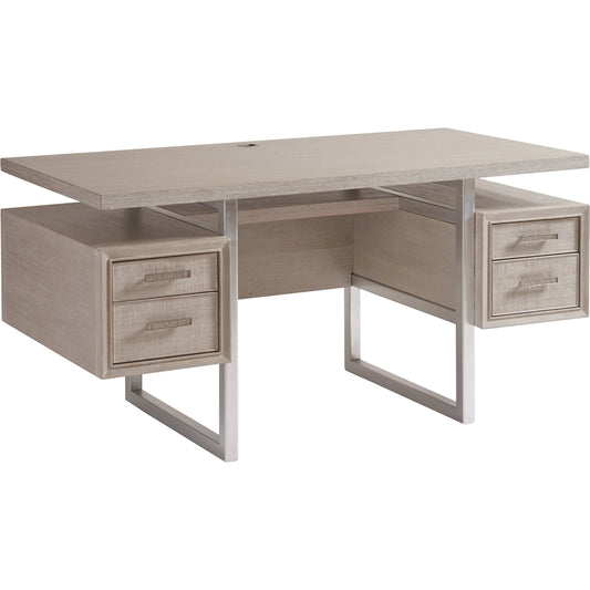 Evanston Writing Desk by Sligh in gray. Made from unique in a transitional style.