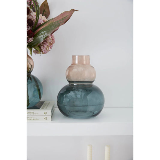 Twilight Vase by Accent Decor in multicolor. Made from glass in a modern style.