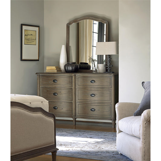 Devon Drawer Dresser by Universal Furniture in antique oiled bronze and studio. Made from unique in a cottage & farmhouse style.
