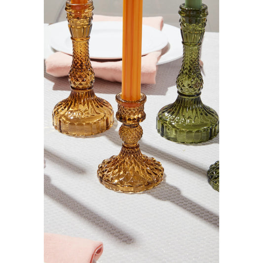 Gillian Candlestick 2 (Set of 2) by Accent Decor. Made from glass in a traditional style.