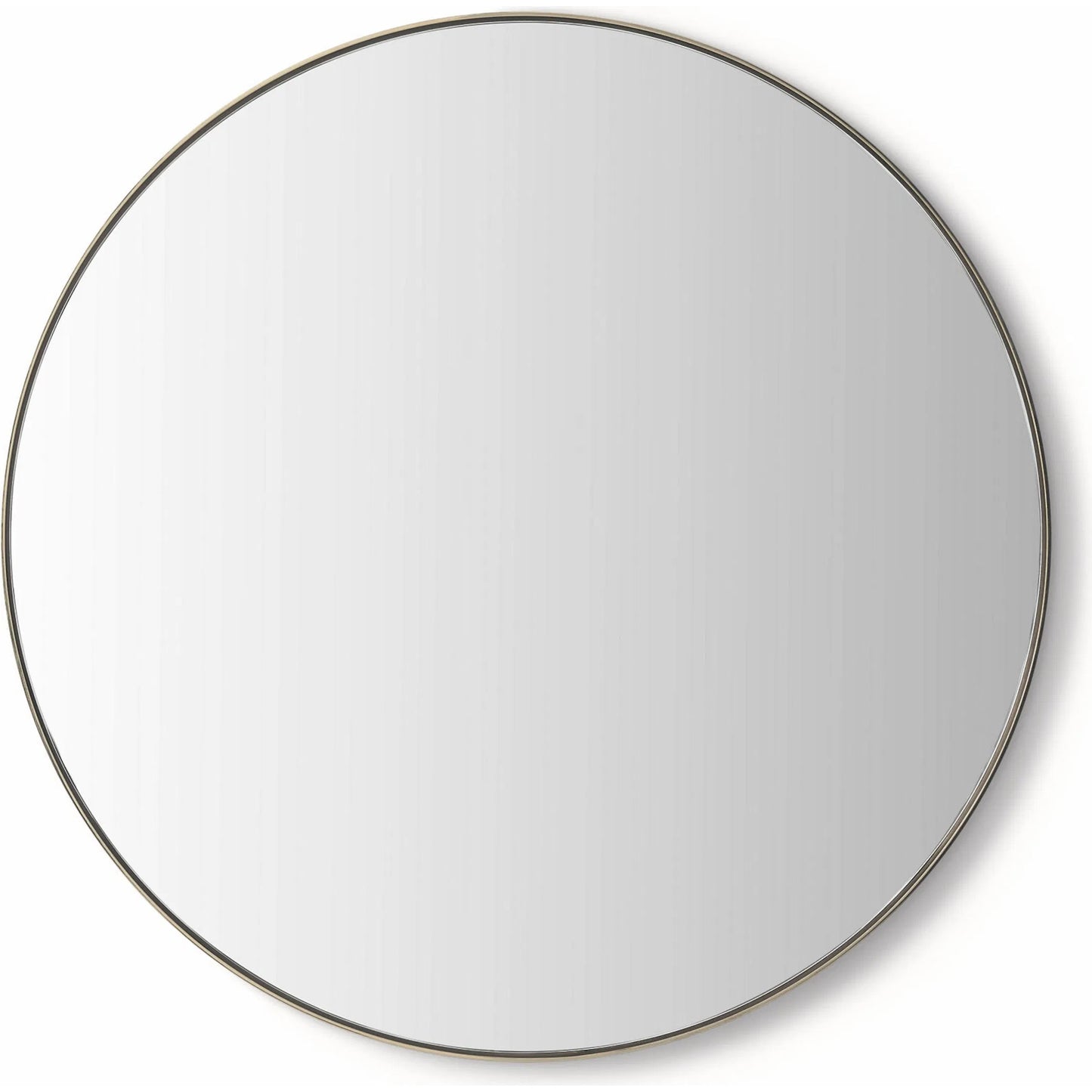 001 SI-2374461 | Primary Silo | Aalina Grand Round Mirror by Interlude Home. Made from stainless steel, mirror in a modern style.