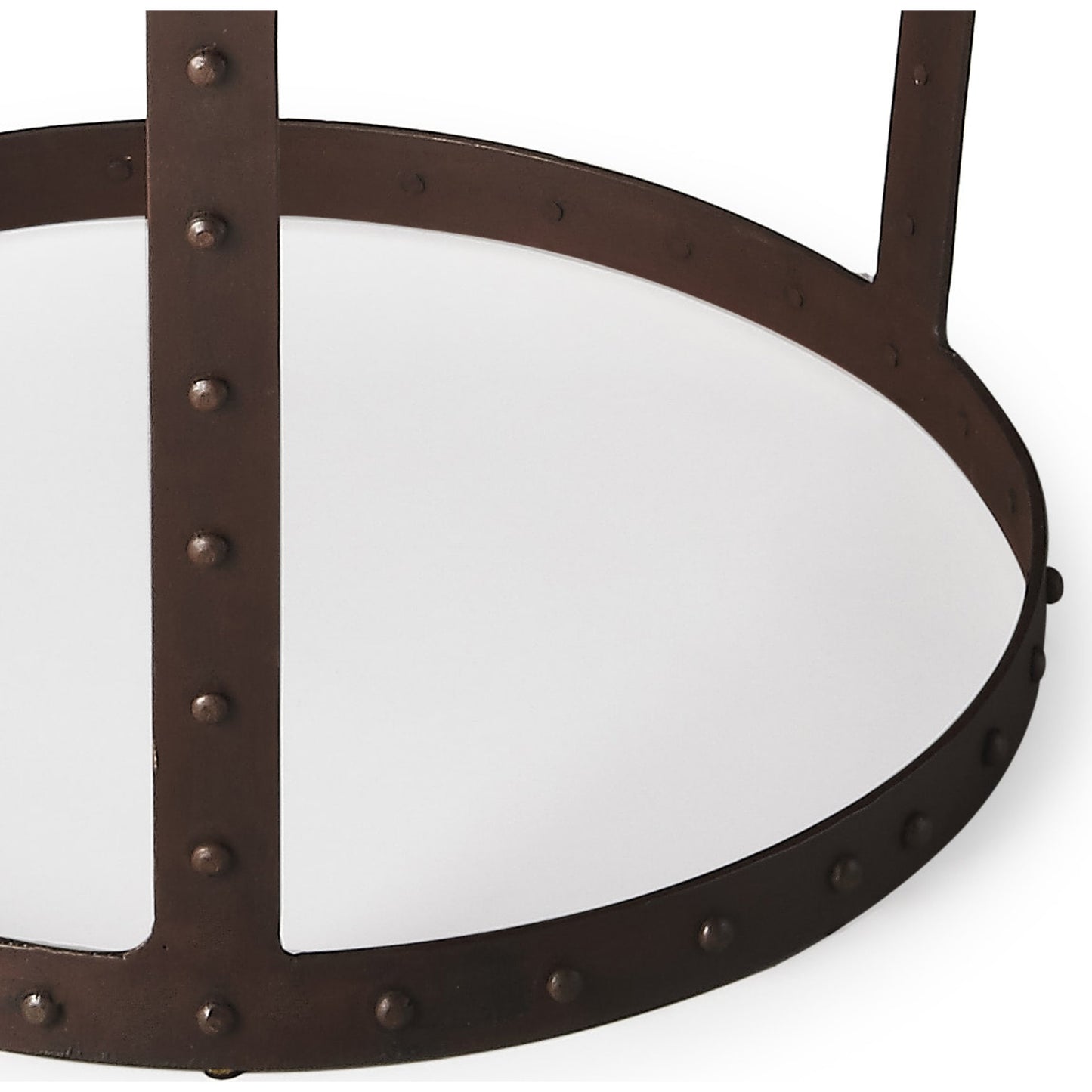 003 O-BUTLER-3301025 | Additional Silo | Bonham Iron Side Table by Butler Specialty Company in bronze and metalworks. Made from iron in a modern style.