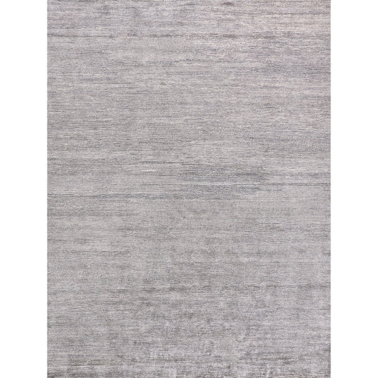 Crush Rug - Dark Silver, Silver by Exquisite Rugs in dark silver, silver. Made from bamboo silk in a unique style.