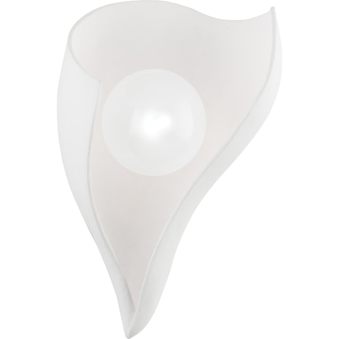 000 SI-1831200 | Primary Silo | Moonstone Wall Sconce by Corbett in gesso white. Made from steel in a modern style.