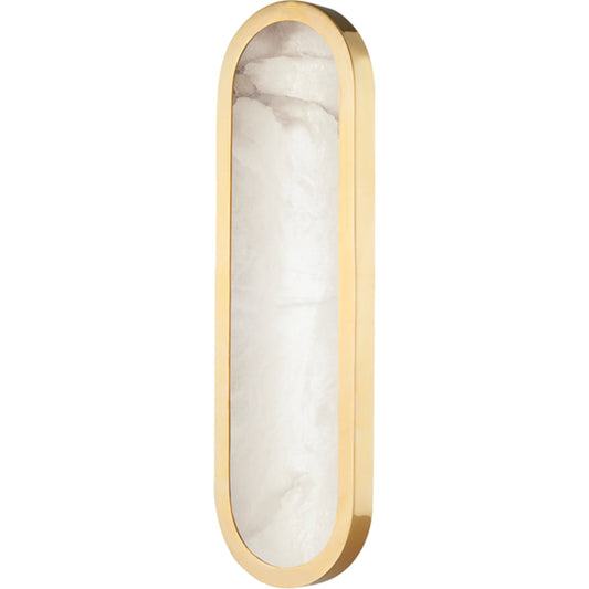 Manhasset Led Wall Sconce by Hudson Valley. Made from brass in a modern style.