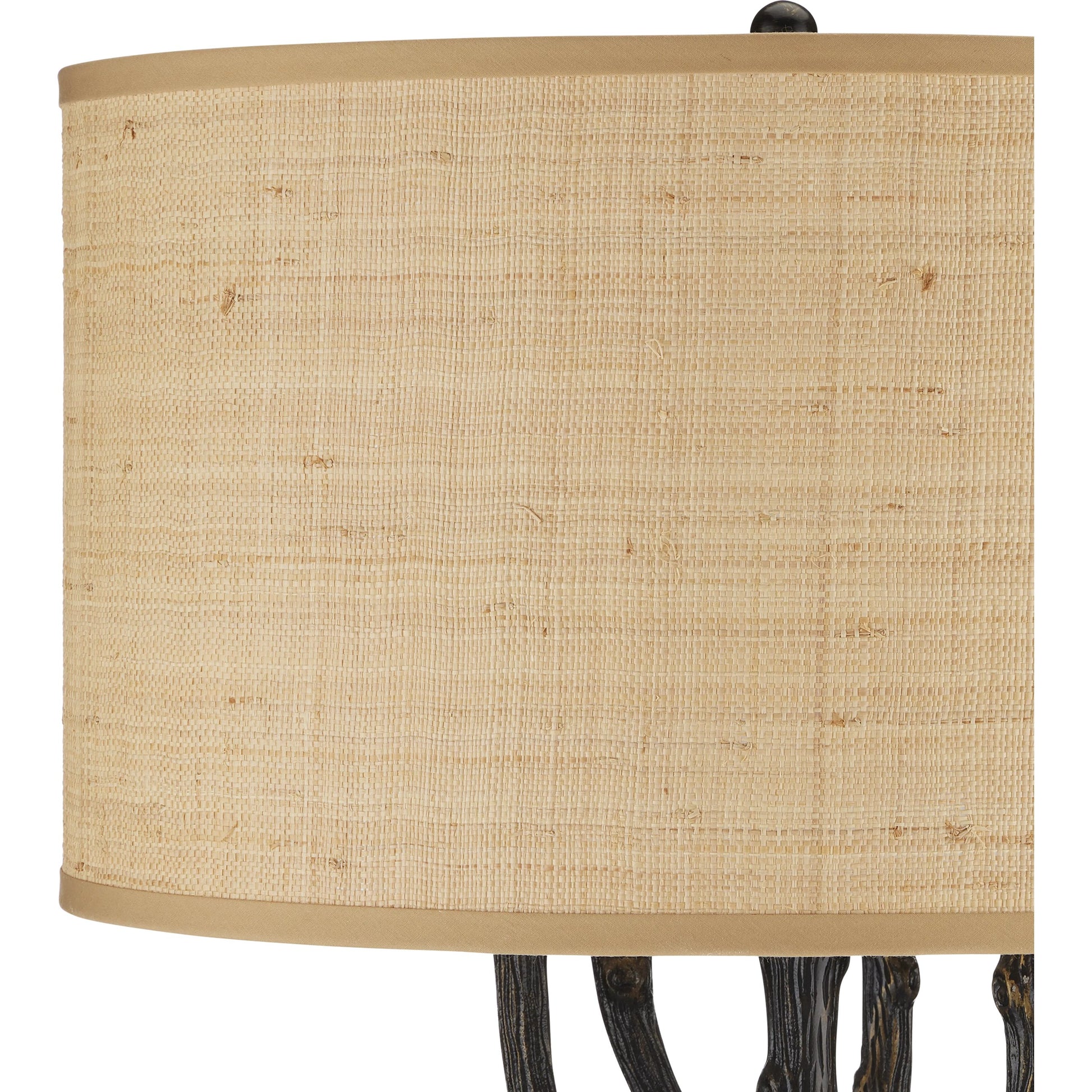 Mangrove Floor Lamp by Currey and Company in bronze. Made from cast aluminum in a cottage & farmhouse style.