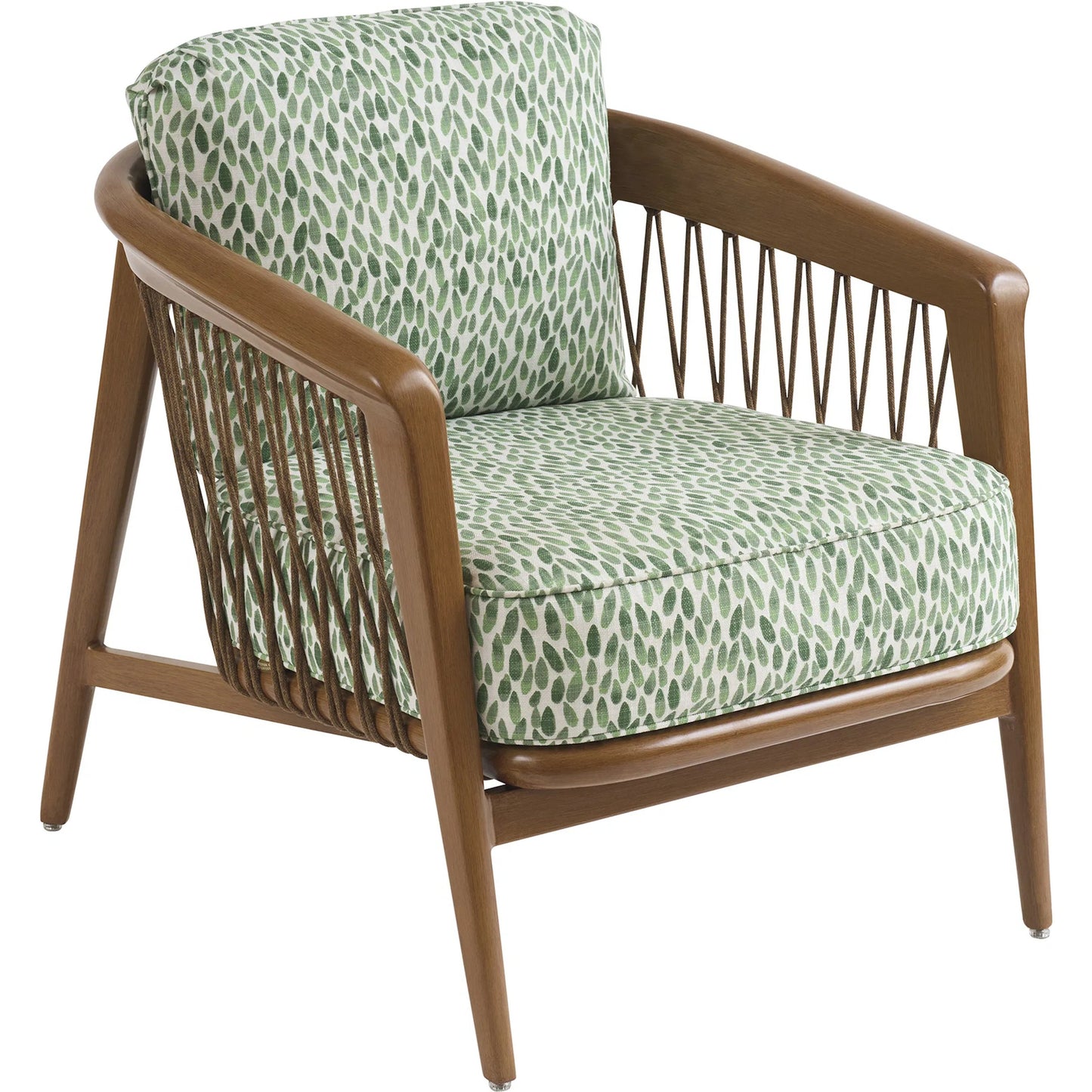001 SI-2371220 | Primary Silo | Green Pattern Occasional Chair by Tommy Bahama Outdoor in 3350 dark brown. Made from unique in a unique style.