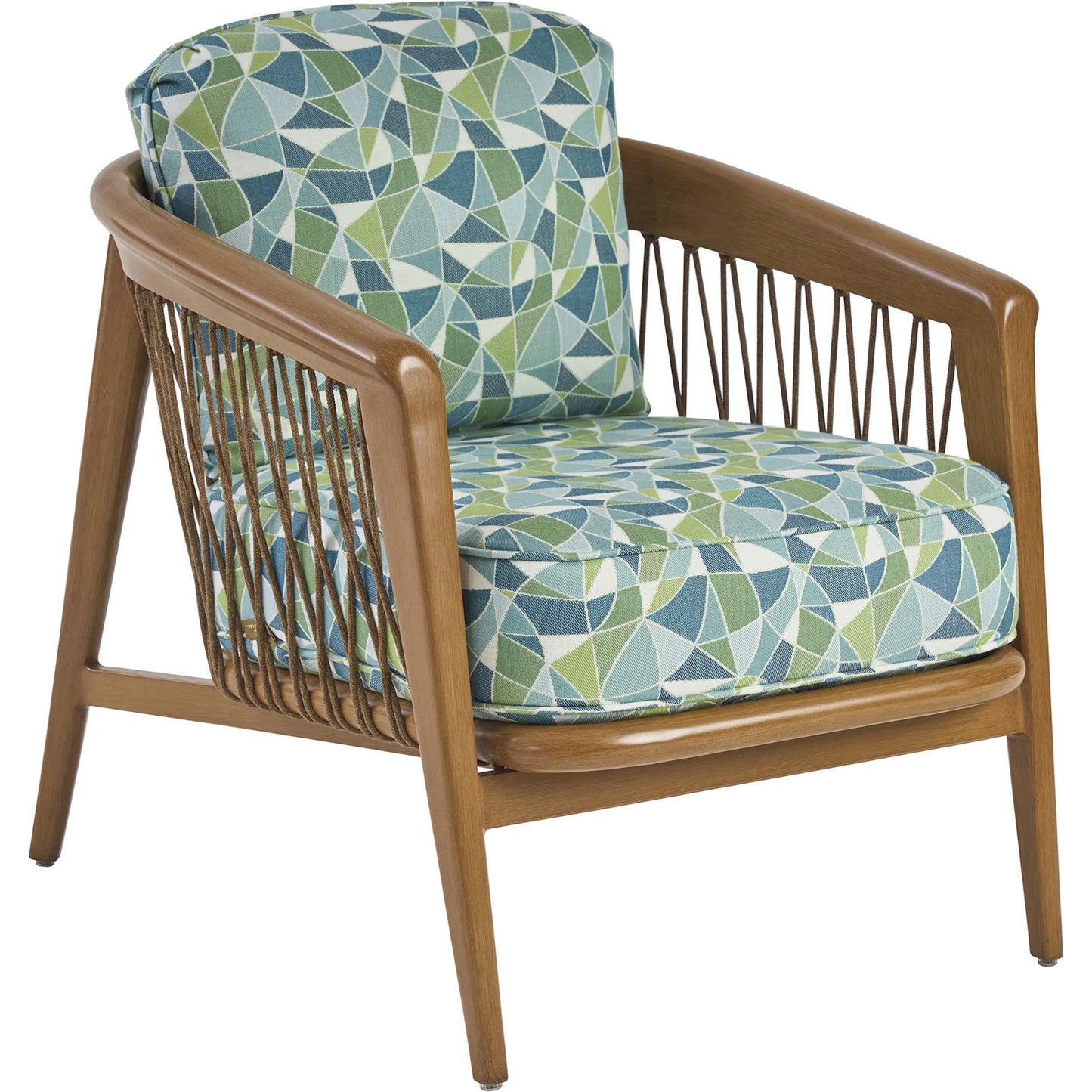 001 SI-2371222 | Primary Silo | Geometric Occasional Chair by Tommy Bahama Outdoor in 3350 dark brown. Made from unique in a unique style.