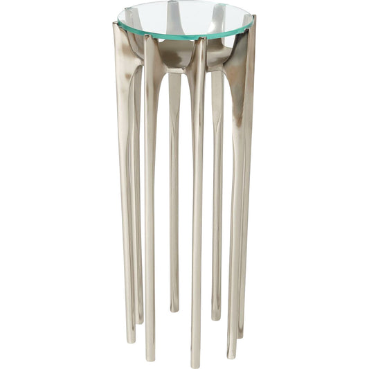Aquilo Accent Table by Global Views. Made from aluminum in a eclectic & global style.