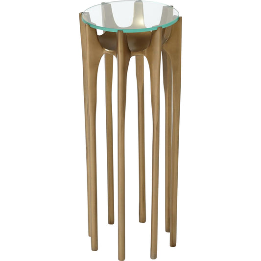 Aquilo Accent Table by Global Views. Made from aluminum in a eclectic & global style.