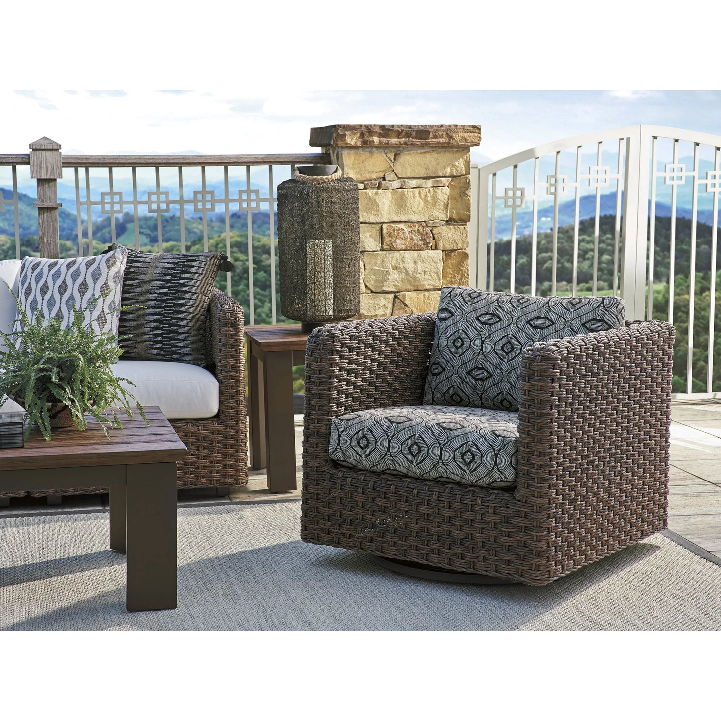 003 SI-2242590 | Additional Silo | Kilimanjaro Swivel Glider Lounge Chair by Tommy Bahama Outdoor. Made from unique in a unique style.