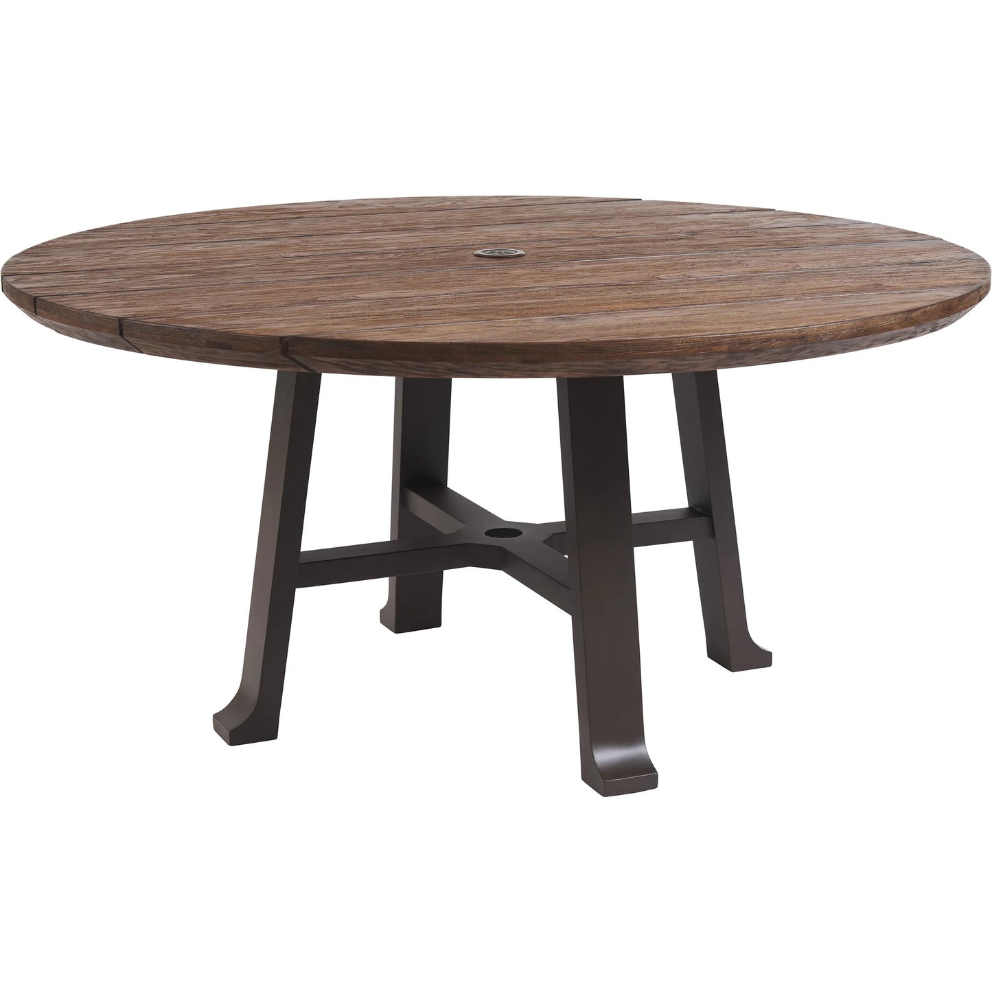 001 SI-2242608 | Primary Silo | Kilimanjaro Round Dining Table by Tommy Bahama Outdoor in tobacco. Made from unique in a unique style.
