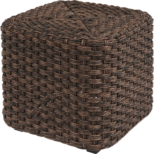 001 SI-2242612 | Primary Silo | Kilimanjaro Small Outdoor Ottoman by Tommy Bahama Outdoor. Made from unique in a rustic style.