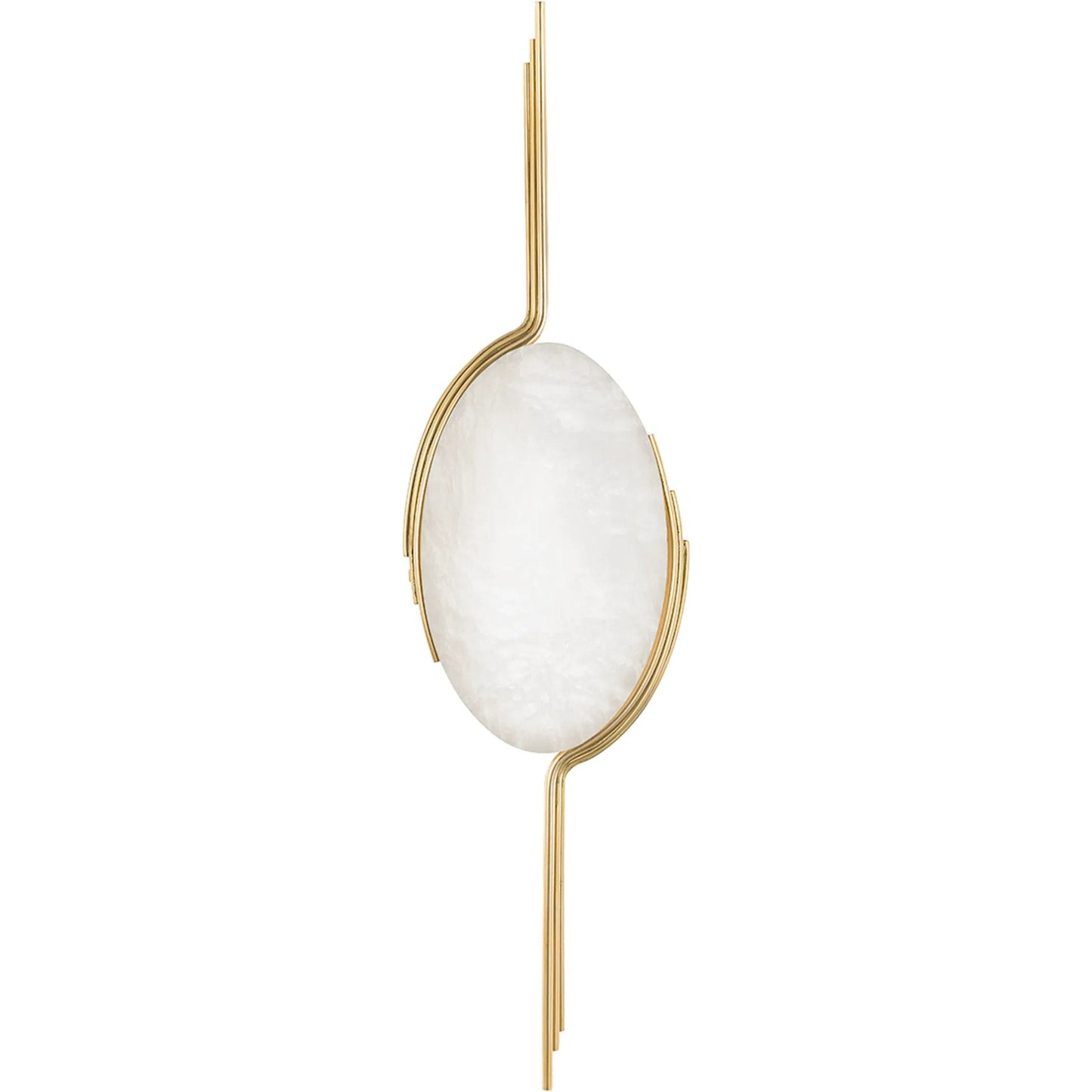 001 SI-2029921 | Primary Silo | Lapis Wall Sconce by Corbett in vintage brass. Made from steel in a modern style.