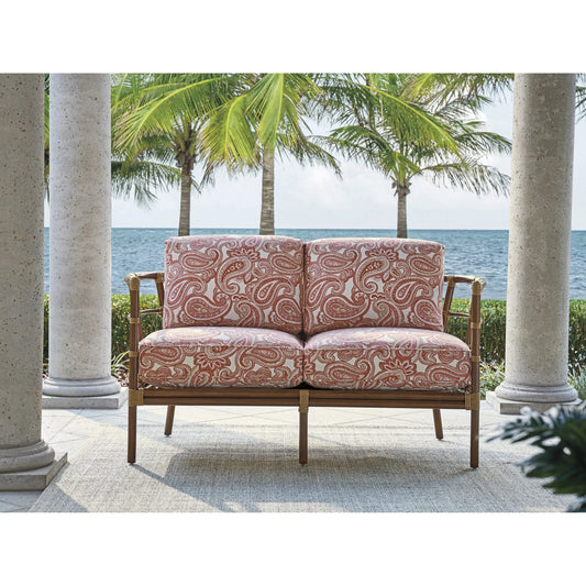 Sandpiper Bay Outdoor Love Seat by Tommy Bahama Outdoor in natural. Made from unique in a rustic style.