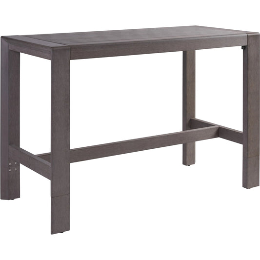 005 SI-2242646 | Primary Silo | Mozambique Bistro Table by Tommy Bahama Outdoor in taupe gray. Made from unique in a transitional style.
