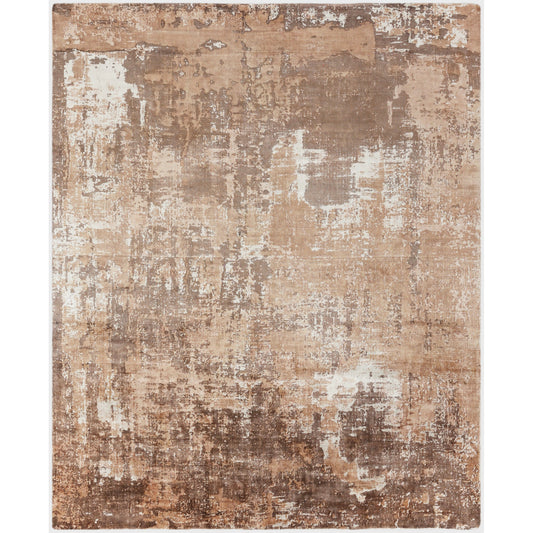 Koda Rug - Beige, Ivory by Exquisite Rugs in beige, ivory. Made from bamboo silk in a unique style.