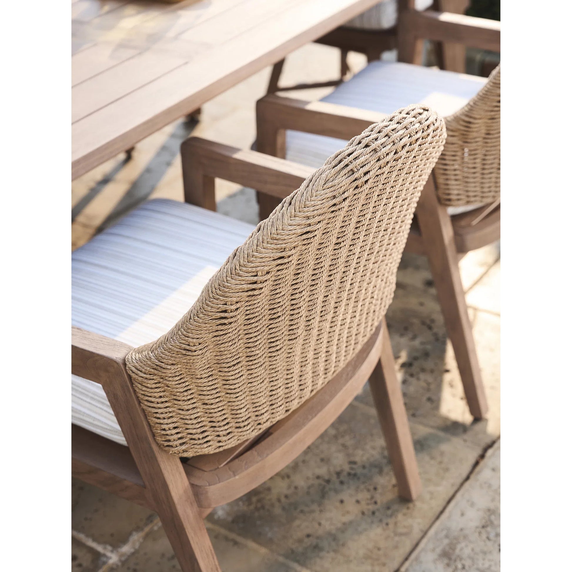 Isle of Palms Stripped Arm Dining Chair by Tommy Bahama Outdoor. Made from unique in a transitional style.