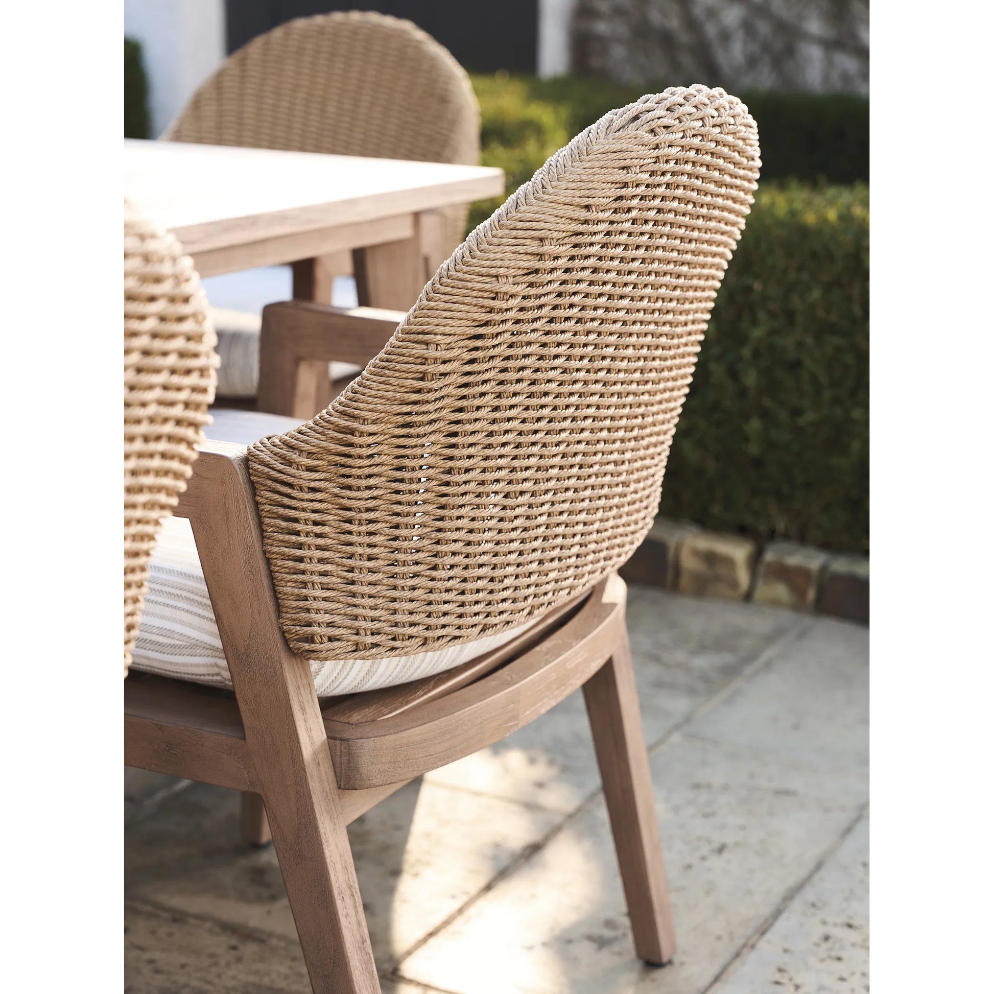 Isle of Palms Stripped Arm Dining Chair by Tommy Bahama Outdoor. Made from unique in a transitional style.