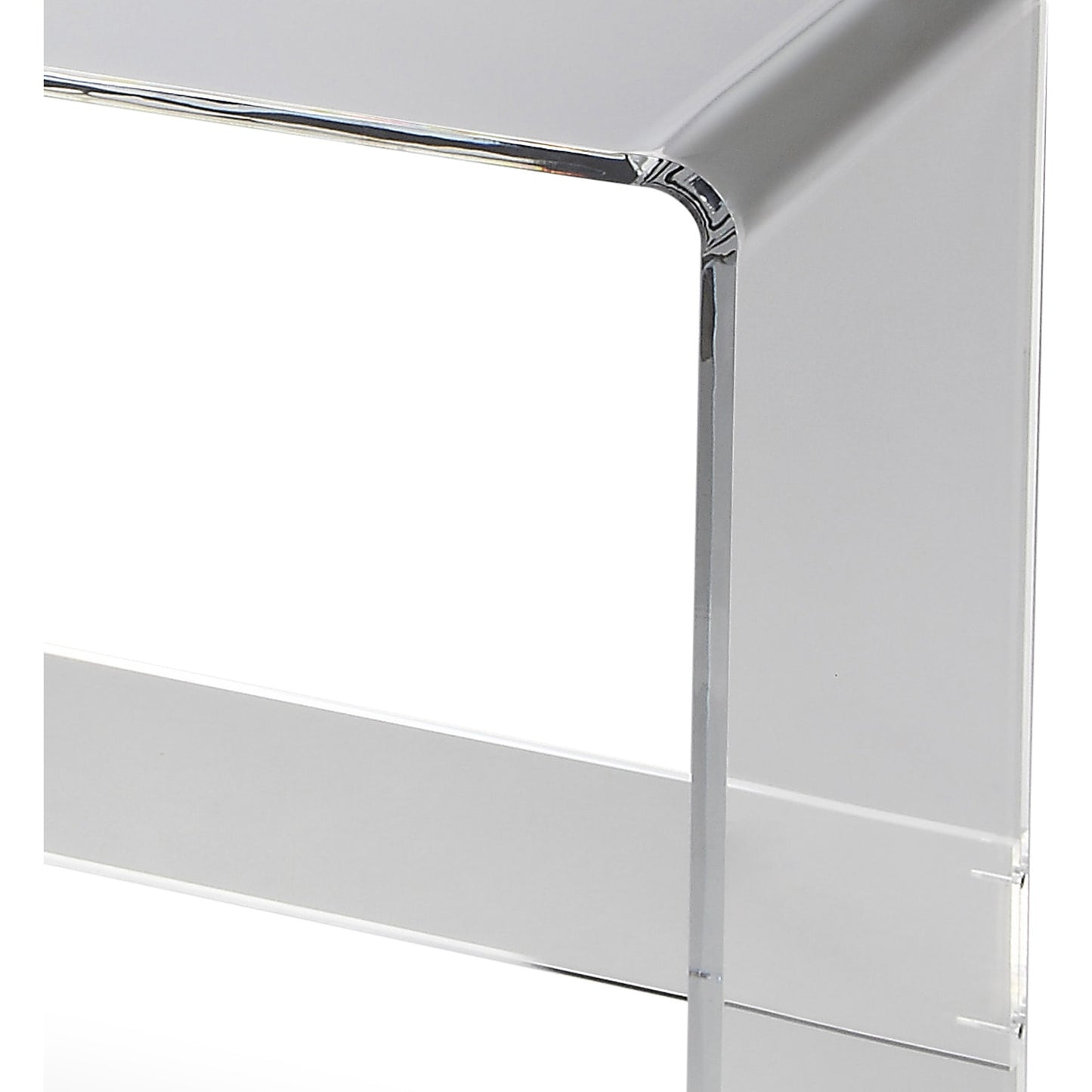 003 O-BUTLER-3399140 | Additional Silo | Crystal Acrylic Console Table by Butler Specialty Company in clear and butler loft. Made from transparent acrylic 15mm with smooth edges in a modern style.