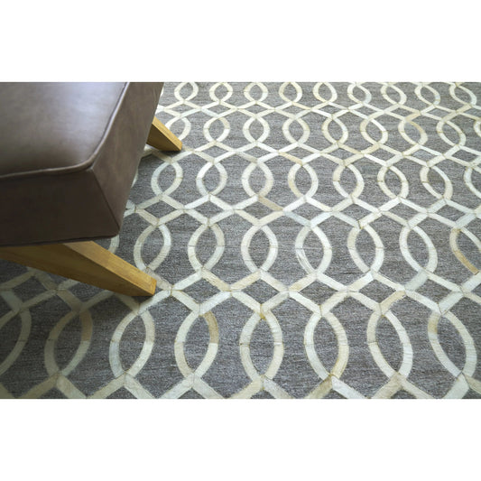 Berlin Area Rug by Exquisite Rugs. Made from leather, viscose in a unique style.