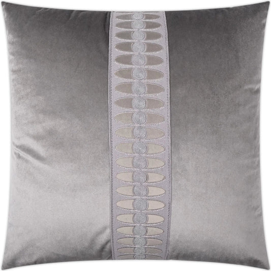 001 SI-2381723 | Primary Silo | Mati Velvet Pillow by DV Kap Home in smoke. Made from 100% polyester in a unique style.