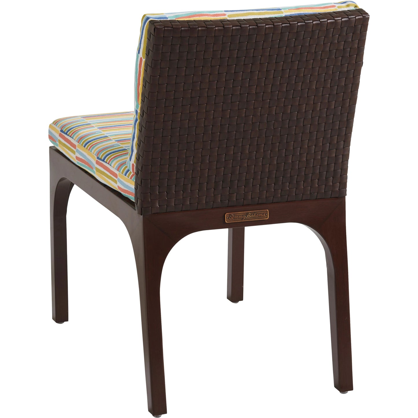 002 SI-1962916 | Additional Silo | Abaco Dining Chair by Tommy Bahama Outdoor in english walnut. Made from unique in a modern style.