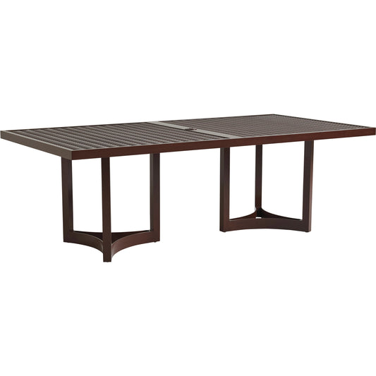 001 SI-1962928 | Primary Silo | Abaco Rectangular Dining Table by Tommy Bahama Outdoor in english walnut. Made from unique in a modern style.