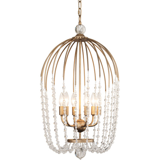 Voliere Crystal Pendant by Varaluz. Made from premium quality optic crystal in a transitional style.