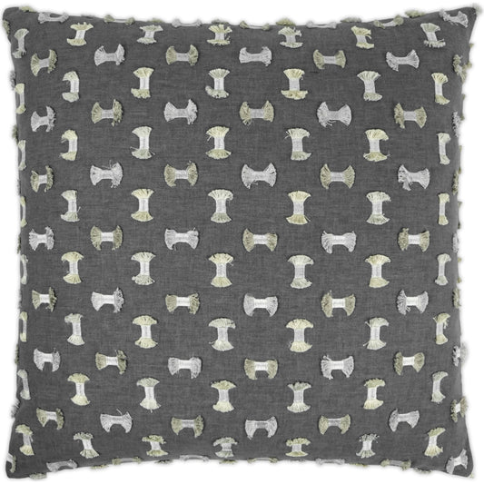 Frayed by DV Kap Home. Made from 50% cotton, 50% polyester, base-100% polyester embroidery in a modern style.