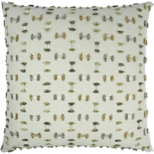 Frayed by DV Kap Home. Made from 50% cotton, 50% polyester, base-100% polyester embroidery in a modern style.