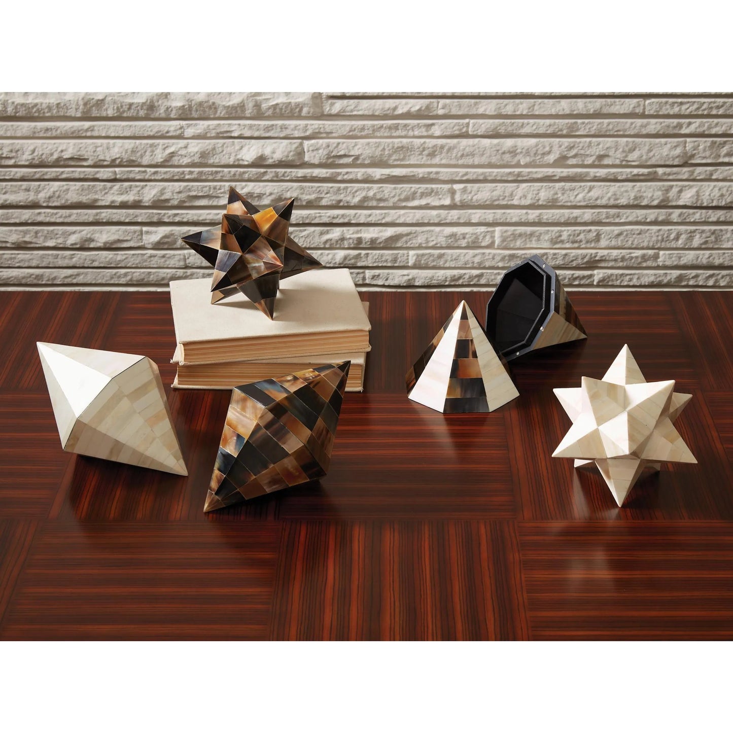 009 SI-2324607 | Additional Silo | Triangle Cone Box by Global Views in brown. Made from unique in a unique style.