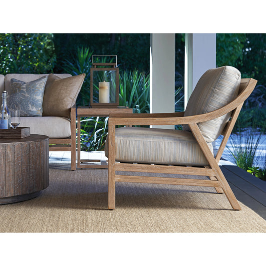 Stillwater Cove Lounge Chair by Tommy Bahama Outdoor in light taupe, ivory cerusing. Made from unique in a modern style.