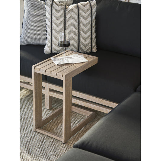 Stillwater Cove Drink Table by Tommy Bahama Outdoor in light taupe, ivory cerusing. Made from unique in a modern style.