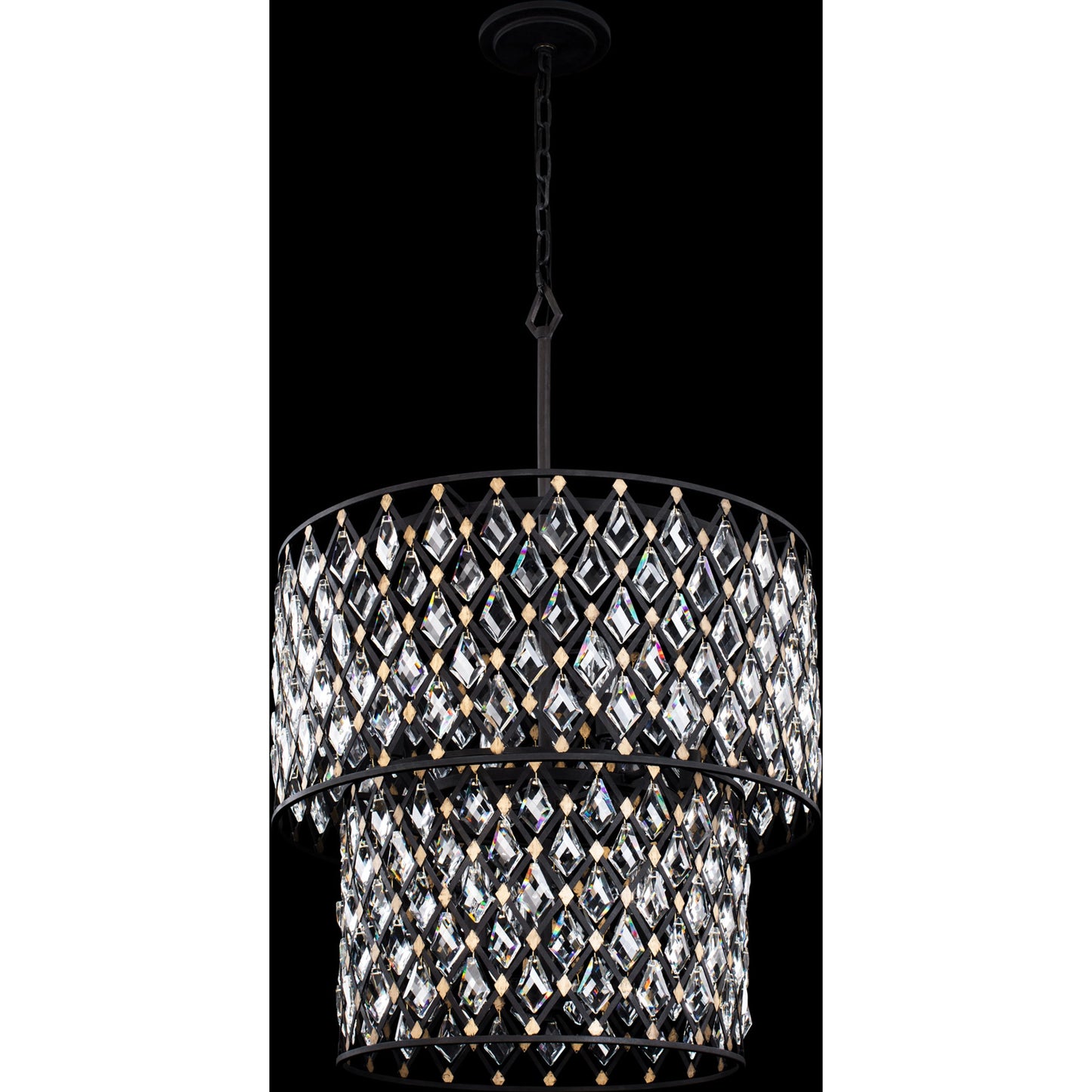 007 SI-1991695 | Additional Silo | Windsor 2-Tier Crystal Chandelier by Varaluz. Made from unique in a modern style.