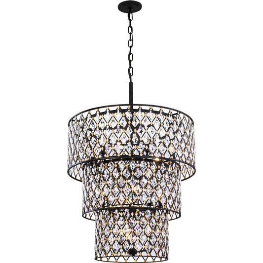 001 SI-1991697 | Additional Silo | Windsor 3-Tier Crystal Chandelier by Varaluz. Made from unique in a modern style.