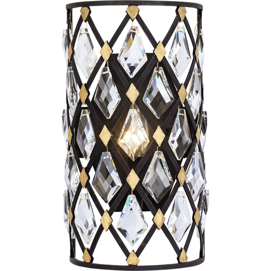 Windsor Crystal Sconce by Varaluz. Made from unique in a modern style.