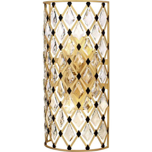 Windsor Crystal Sconce by Varaluz. Made from unique in a modern style.