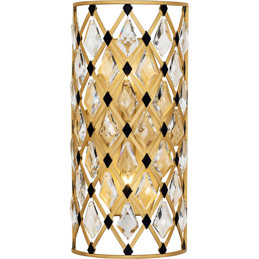 Windsor Crystal Sconce by Varaluz. Made from unique in a modern style.