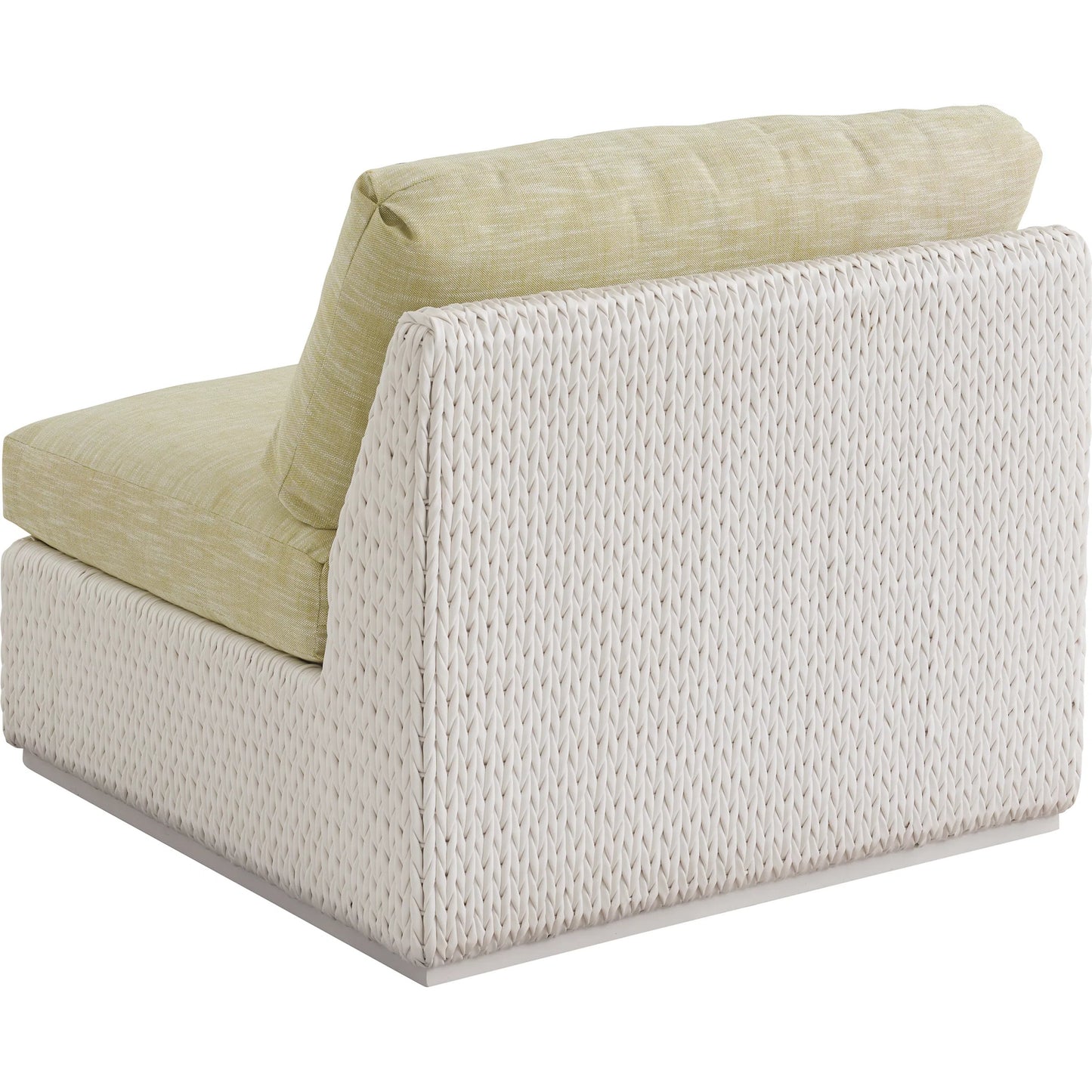 002 SI-2242652 | Additional Silo | Ocean Breeze Promenade Armless Chair by Tommy Bahama Outdoor in pearl white. Made from unique in a modern style.