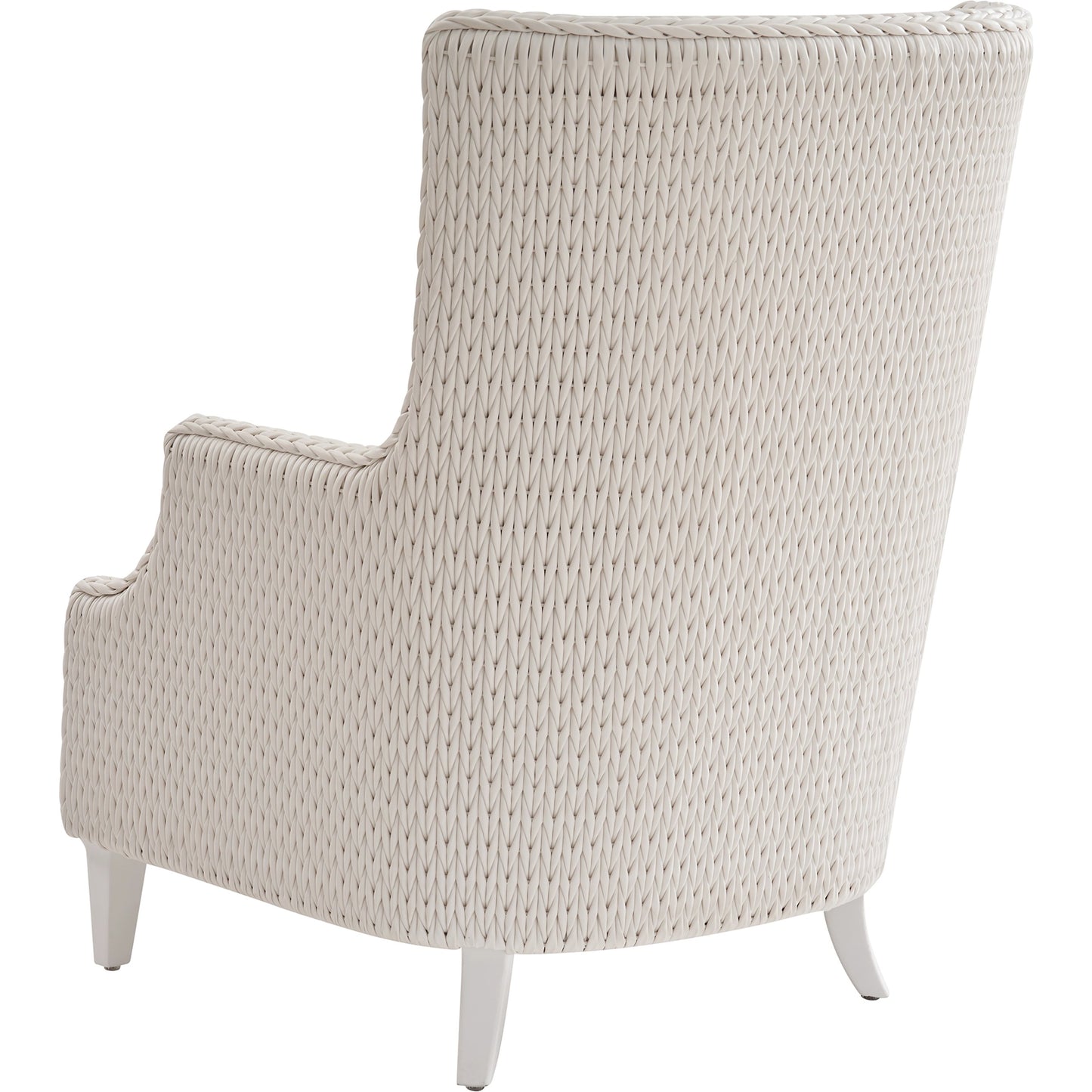 002 SI-2013312 | Additional Silo | Ocean Breeze Promenade Wing Chair by Tommy Bahama Outdoor in pearl white. Made from unique in a coastal style.