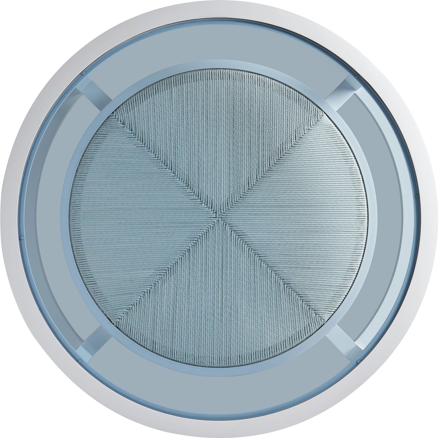 002 SI-2013331 | Additional Silo | Ocean Breeze Promenade Round Cocktail Table by Tommy Bahama Outdoor in white. Made from unique in a coastal style.