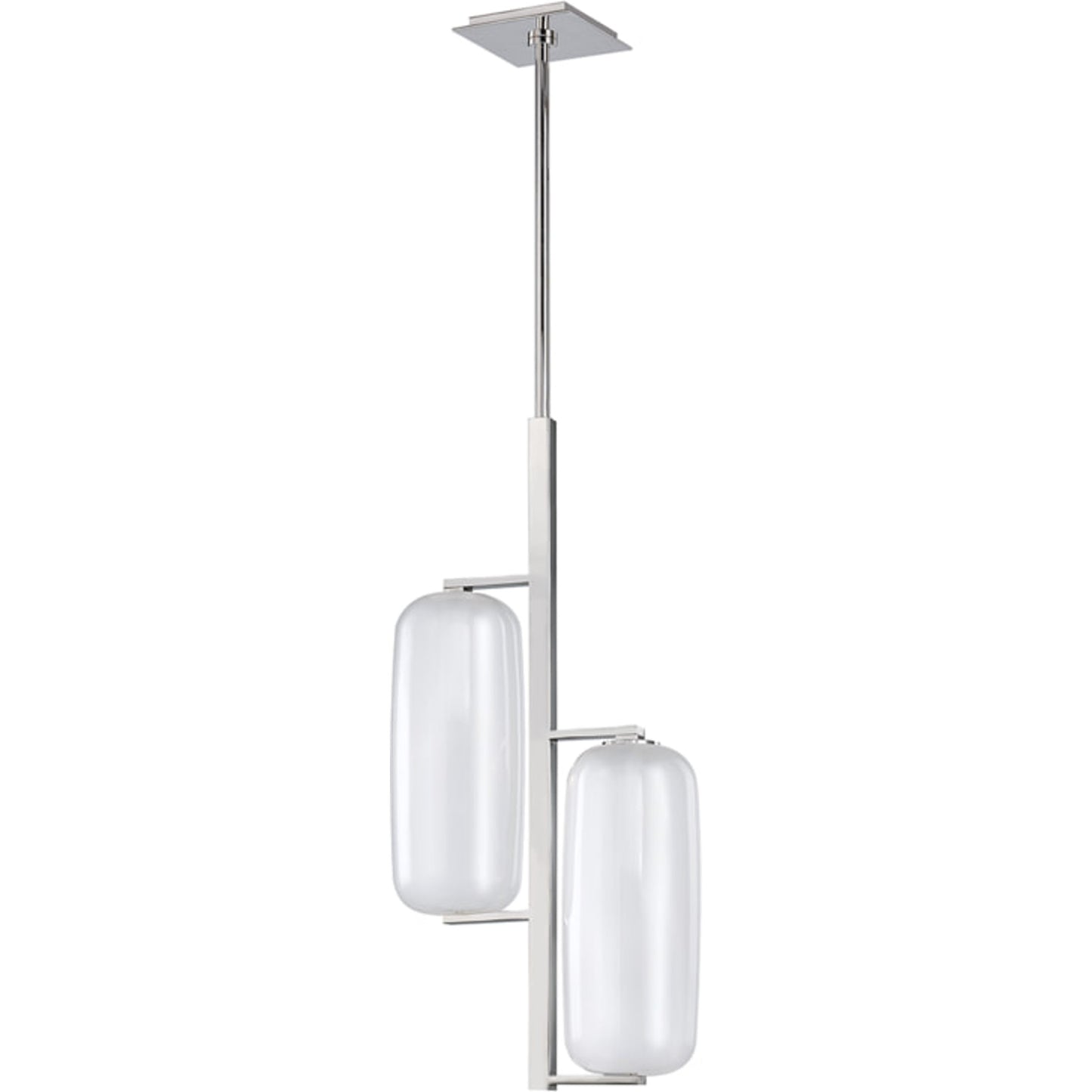 001 SR-763249 | Primary Silo | Pebble Pendant by Hudson Valley in polished nickel. Made from brass in a modern style.